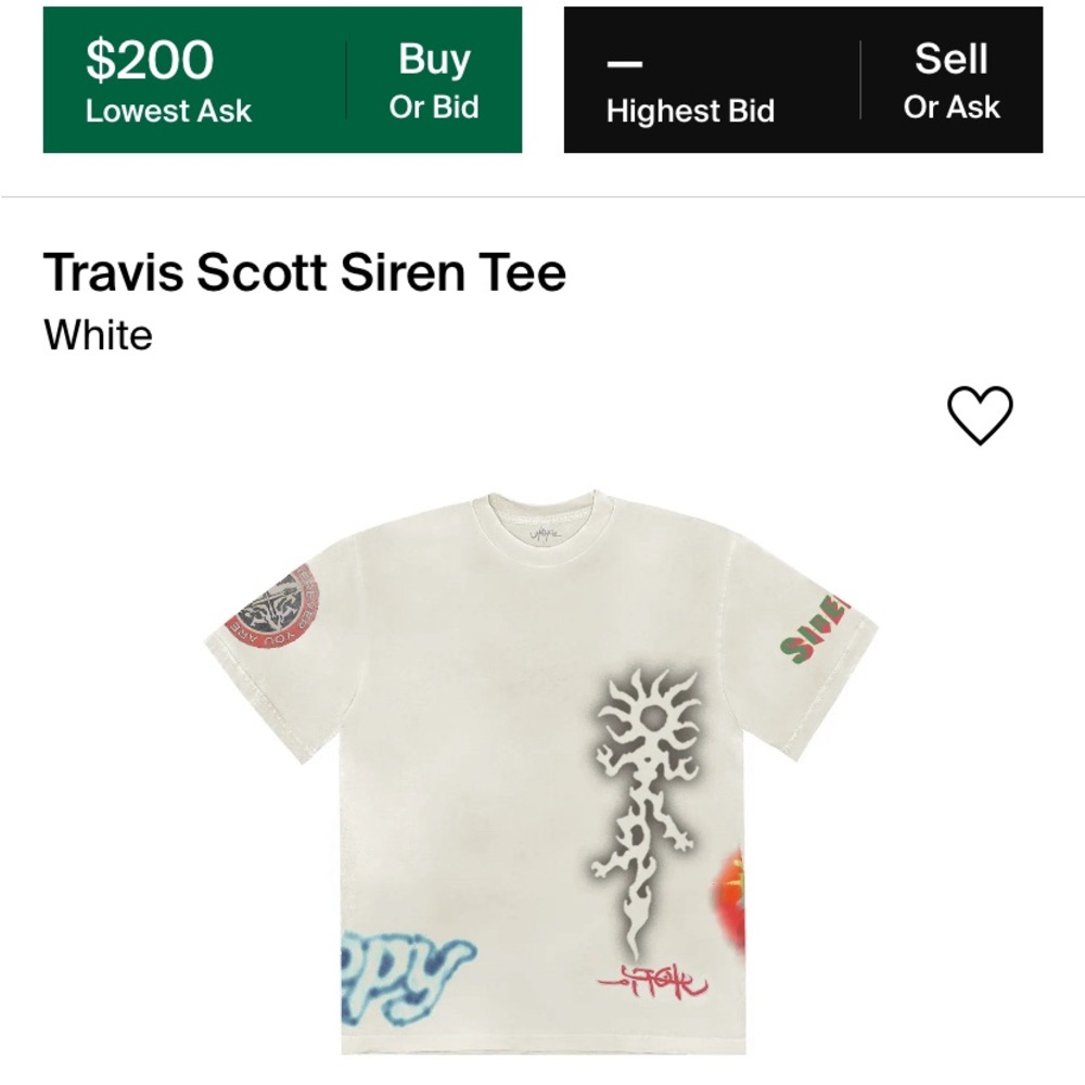 travis scott utopia siren tee